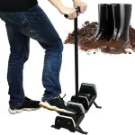 Double Sided Garden Boot Scraper Brush - Heavy Duty Mud Remover Tool for Clay, Grass & Dirt - Essential Shed Accessory for Outdoor Cleaning & Maintenance
