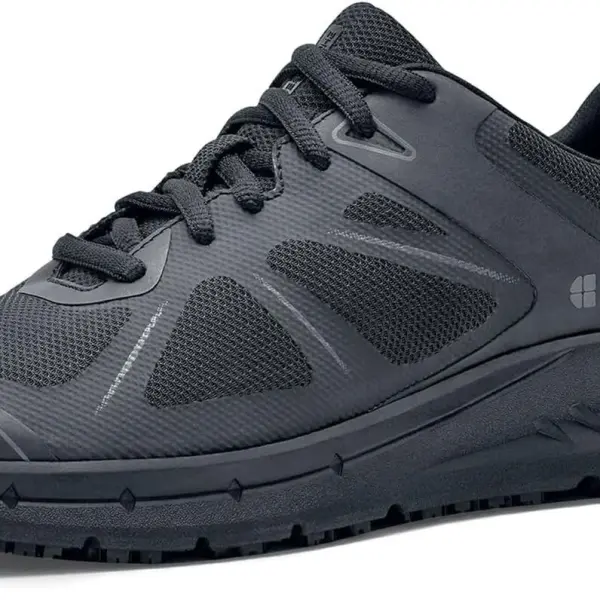 Shoes for Crews Women's Slip-Resistant Work Sneakers - Comfortable, Lightweight, Water-Resistant & Non-Slip Safety Shoes for Women - Ideal for Food Service, Healthcare, Retail & More - Vitality II