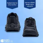 Shoes for Crews Women's Slip-Resistant Work Sneakers - Comfortable, Lightweight, Water-Resistant & Non-Slip Safety Shoes for Women - Ideal for Food Service, Healthcare, Retail & More - Vitality II
