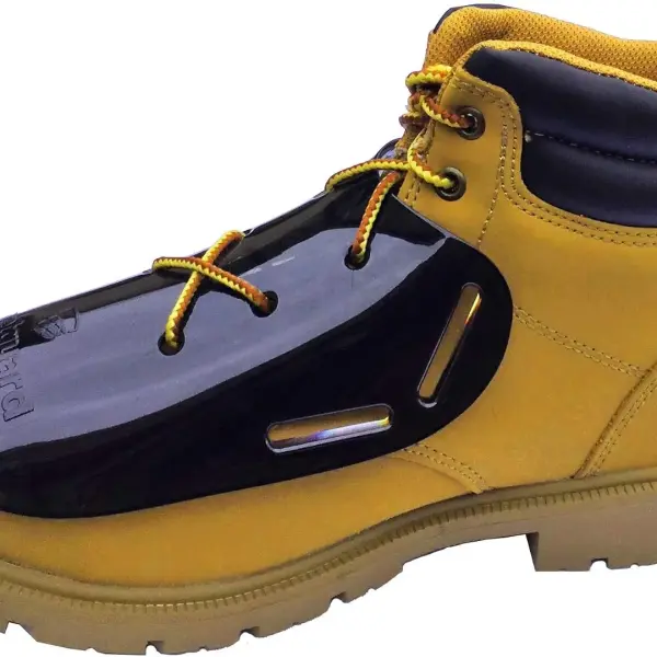 Impacto® METGUARDPRO - Extended Metatarsal Protector - Secure Upper Foot Protection Device, Fits Most Safety Shoes and Boots - Essential for Temporary Workers, Visitors, and Sales People