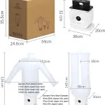 Automatic Hot Air Dryer and Iron,Inflatable Garment Care Machine with Shirts,Trousers and Shoes Attachments,Wrinkle Removal,Timed Drying & Ironing,Aroma Care,360° Full Coverage Drying