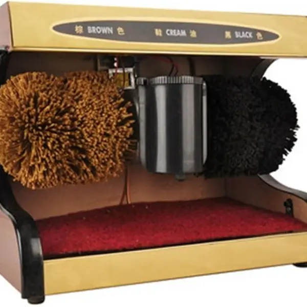 Jewelry Polisher, Electric Shoe Cleaner, Buffer Brush for Sole Care, Automatic Polishing, Leather Shine Cleaning Machine Easy to Use,Jewelry Polishing Machine(Soft Brush Gold)