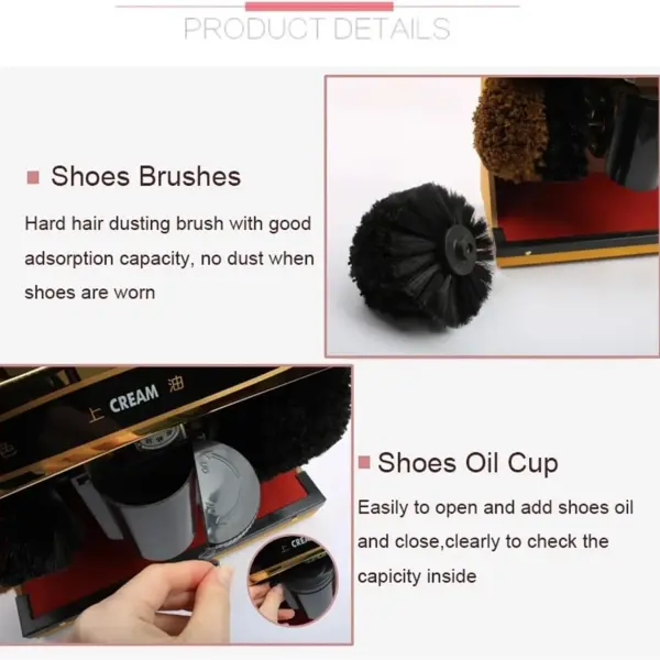 Jewelry Polisher, Electric Shoe Cleaner, Buffer Brush for Sole Care, Automatic Polishing, Leather Shine Cleaning Machine Easy to Use,Jewelry Polishing Machine(Soft Brush Gold)