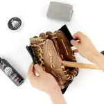 Eagle Glove Break in Kit - Glove Oil (8.45oz), Conditioner (3.38oz), Wrap, Mallet, Applicator & Cloth, 6-Pieces Set for Baseball Gloves, Softball Gloves