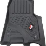 MotorPower Care, 3D TPE Floor mat, for Compatible with fits/ 2019 to 2024 Dodge Ram 1500 Crew Cab New Body (NOT for Classic Models) TPE All Weather, Heavy Duty Floor Liner Custom
