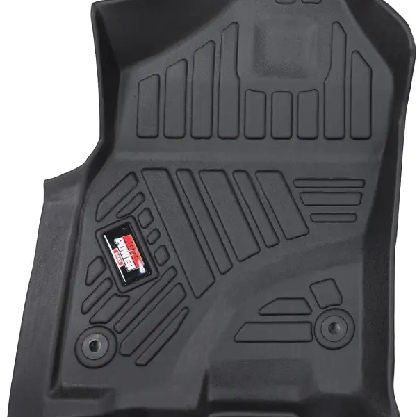MotorPower Care, 3D TPE Floor mat, for Compatible with fits/ 2019 to 2024 Dodge Ram 1500 Crew Cab New Body (NOT for Classic Models) TPE All Weather, Heavy Duty Floor Liner Custom