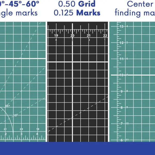 Proartek PK00012 Model GBM4060 Series 40" x 60" Professional Cutting Mat; Double-Sided Green/Black; Self-Healing; For Graphic Arts, Hobbies, Sewing, Scrapbooking, and other Cutting Projects