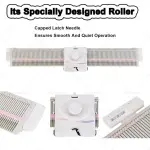 Oiyekntd Knitting Machine, 6.5mm Mid Gauge 150 Stitches Plastic Domestic Knitting Machine with Accessories Household Sewing Tool Set for Women Home Sock Hat Scarf