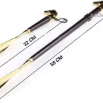 Long Handle Metal Wooden Shoehorn - Ergonomic Design for Easy Shoe Wearing, Ideal for Seniors and People with Limited Mobility, Durable and Stylish Accessory