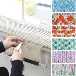 Memykoy Knitting Machine 150 Needles, Hand Knitting Equipment for Sock/Hat, 6.5mm Mid Gauge Plastic Domestic Knitting Machine, Household Sewing Tool Set