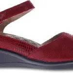 Revere Osaka Mary Jane - Premium Leather - Orthotic-Friendly Removable Insoles - Adjustable Strap - Arch Support - Stylish Wedges for All-Day Comfort