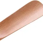 Metal Shoe Horn-Long Shoe Horn Solid Wood Shoe Lifter for Household Lazy People wear Shoes Shoehorn