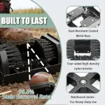 Heavy Duty Shoe Scraper Brush with Handle, Effective Mud Cleaning Tool for Entryway, Farmhouse, Garden, and Front Door