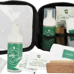 Caddy Splash Complete Golf Shoe Cleaning Kit - 4oz Foaming Cleanser, Durable & Safe Shoe Brush, Premium Microfiber Towel & Multi Purpose Travel Wipes - All-in-One Cleaning Solution - USA Company