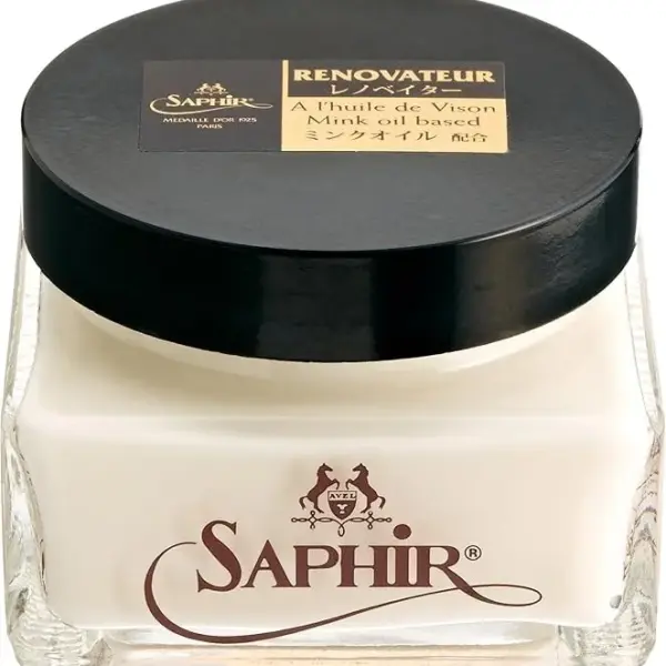 Saphir Medaille d'Or Renovator – All-Purpose Leather Shoe Cleaner & Conditioner