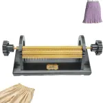 Adjustable Smocking Pleater,24 Row Pleat Sewing Machine with Sewing Needles & Tool Kit,47 Needle Positions Adjustable Closeness & Depth,for Costume & Craft Sewing