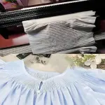 Adjustable Smocking Pleater,24 Row Pleat Sewing Machine with Sewing Needles & Tool Kit,47 Needle Positions Adjustable Closeness & Depth,for Costume & Craft Sewing