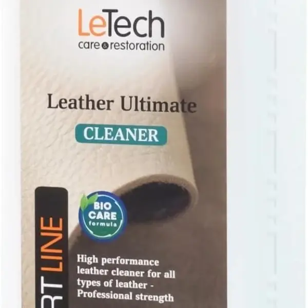 Letech Leather Cleaner – 1L Refill Bottle for Deep Leather Cleaning: Furniture, Auto Interiors, Shoes & More | 1000ml / 33.81 fl oz | Made in UK