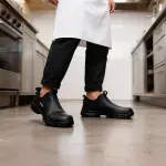 Hiwell Chef Shoes Waterproof Oilproof Comfortable Anti Slip Shoes for Men, Food Service Chef Kitchen Non Slip Work Shoe