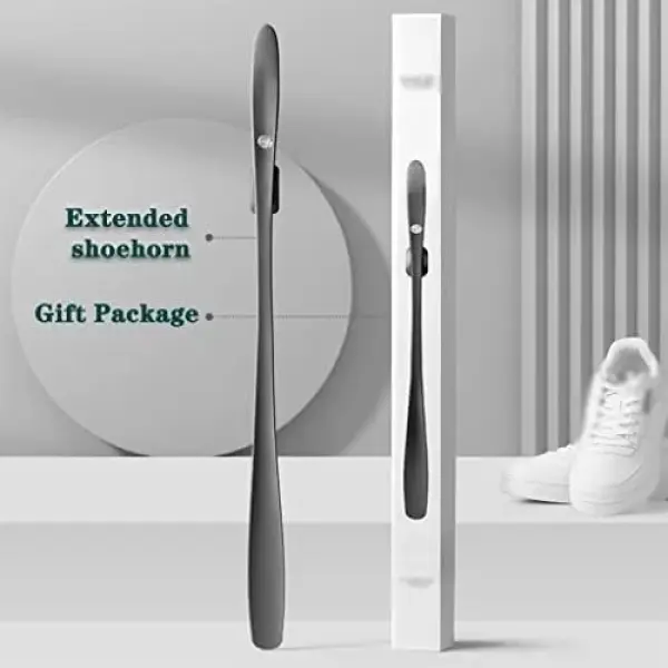 Long Handle Shoe Horn & Magnetic Boot Lifter - Easy Footwear Access Tool for Seniors, Elderly, Disabled & Pregnant Women - Enhance Comfort & Independence