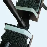 Outdoor Boot Cleaner with Handle - Durable Shoe Scraper Brush, Floor-Mount Design, Stable Base for Dirt Removal, Ideal for Garden & Entryway Use