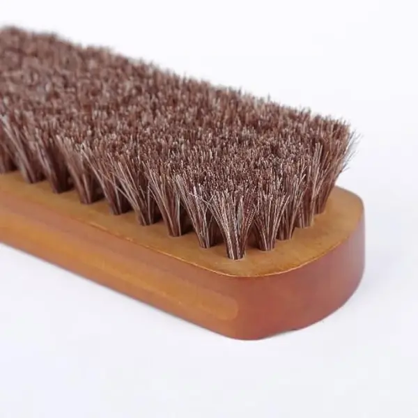 Soft Horsehair Brush Shoe Coat Oil Polishing Cleaning Dust