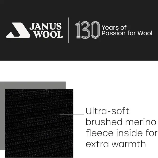 Janus Wool 2 Pack Merino Wool Socks for Women Lightweight thermal socks for women and teens Moisture-wicking winter essential