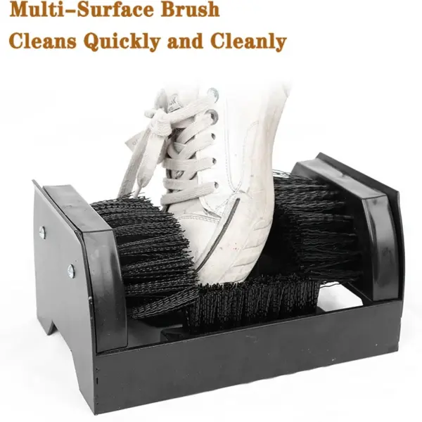 Heavy Duty Boot Scraper Brush - Outdoor Shoe Cleaner & Scrubber for Effortless Boot and Shoe Cleaning - Durable, Non-Slip, Ideal for Mud and Dirt Removal