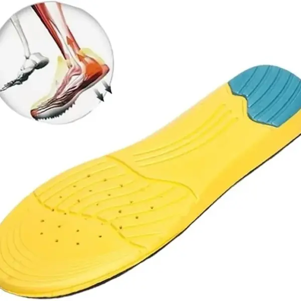 JSEIAJB Shoe Inserts Pad Soft Sport Insoles Memory Foam Breathable Outdoor Running Silicone Gel Heel Cushion Insole