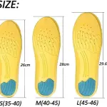JSEIAJB Shoe Inserts Pad Soft Sport Insoles Memory Foam Breathable Outdoor Running Silicone Gel Heel Cushion Insole