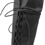 Men's Renaissance Boots Medieval Cosplay Boots Halloween Vintage Stage Pirate Viking Tied Shoes