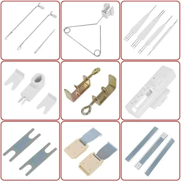 Knitting Machine and Accessories, LK150 150 Stitches 6.5mm Mid Gauge Plastic Domestic Knitting Machine with Accessories Tool Set for Household Sewing