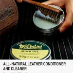 Shoe Polish Kit 13PC Shoe Shine Leather Boot Shoe Care Set Mink Oil Brushes and More for Gentle Care Cleaning