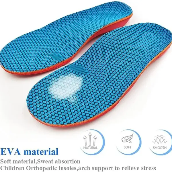 JSEIAJB EVA Kids Children Flat Feet Correction Arch Support Insoles Pads Care Insert Sport Shoes Pad Tool