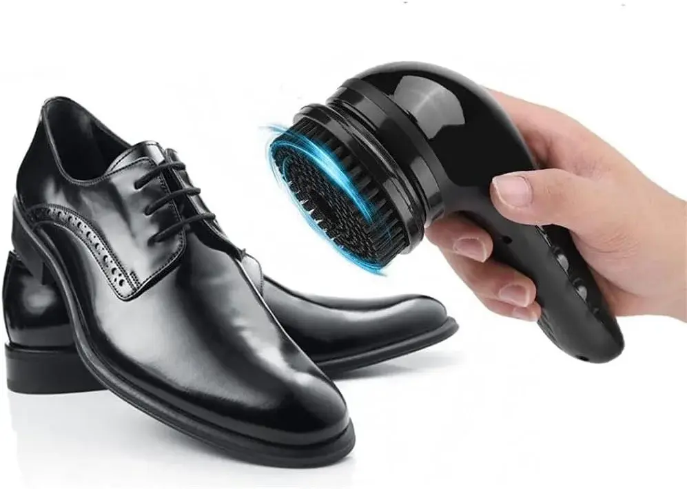 Multi-Function Electric Shoe Brush Shine Polisher Automatic Shoeshine Machine Cleaning Leather Care