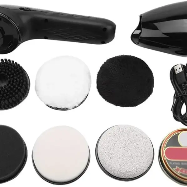 Multi-Function Electric Shoe Brush Shine Polisher Automatic Shoeshine Machine Cleaning Leather Care