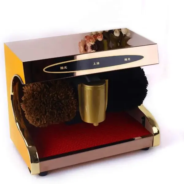 Shoe Shine Machine, Automatic Induction Shoe Shine Machine, Polisher for Family Hotel Bank (4 Colors Optional) Shoe Brush (Color: A)