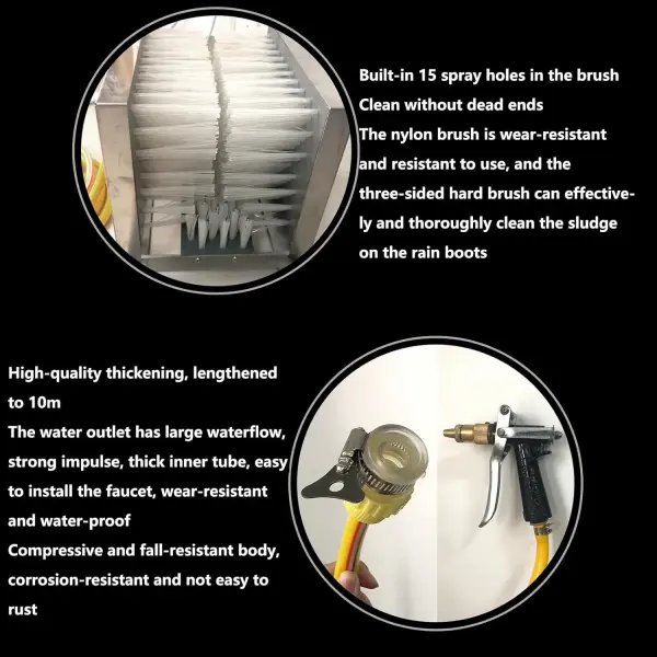 Stainless Steel Rain Shoes Boot Scrubber Cleaner for Livestock Farms