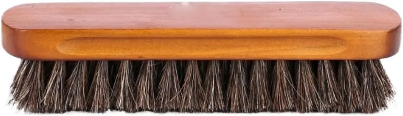 Cleaning Dust Brush Soft Hair Horsehair Shoe Coat Oil Polishing