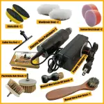 Shoe Brushes Adjustable Speed Electric Polisher Kit Clean Dust Leather Care Shine Set Polishing Boot