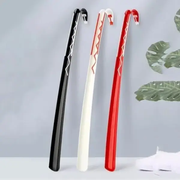 Extended Long Shoe Horn - Easy Footwear Access Tool for Men & Women - Durable Household Shoe Lifter & Puller - Ideal for Daily Use & Travel (Color: A)