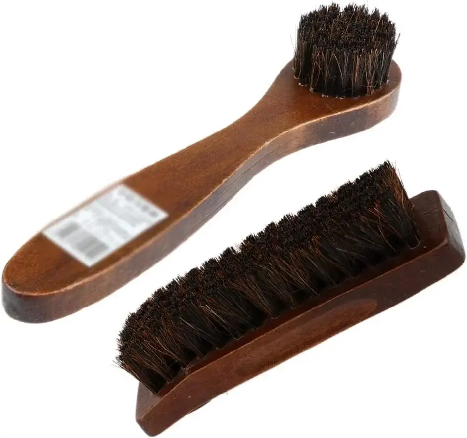 Long Wooden Handle Brush Shoe Boot Varnish Shine Clean Degrease for Scrub Boots Care Kit
