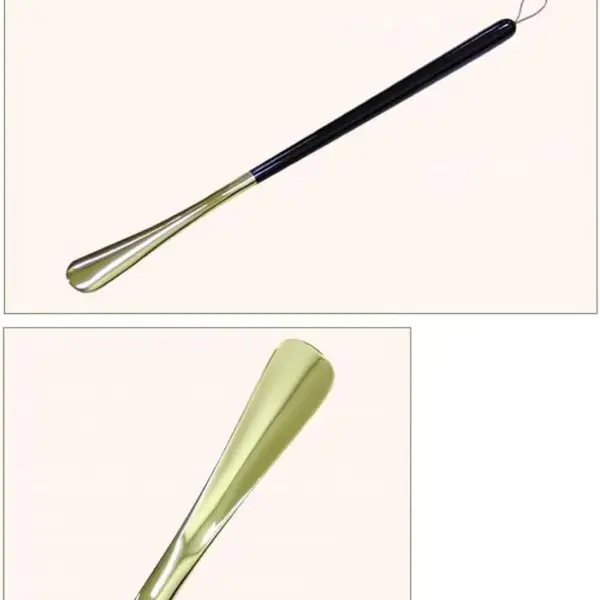 Extra Long 27.6 Inch Wooden Shoe Horn Boot Spoon Easy Wear Helper for Seniors Adults Men Women Kids Shoe Helper Shoe Spoon Boot Spoons Shoehorns,Silver