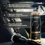 Blackline Car Leather Cleaner and Conditioner Care Kit with Microfiber Towel and Applicator Pad, Gentle APC and Leather Rehydrate, 2 16 Fl Oz Bottles for Leather Car Interiors