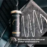 Blackline Car Leather Cleaner and Conditioner Care Kit with Microfiber Towel and Applicator Pad, Gentle APC and Leather Rehydrate, 2 16 Fl Oz Bottles for Leather Car Interiors