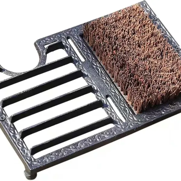 2Pcs Heavy-Duty Boot Scrubber Brushes - Outdoor Shoe Scraper Tool, 33 x 22 cm Kit for Effective Mud & Dirt Removal - Ideal for Indoor & Outdoor Use in Homes & Offices