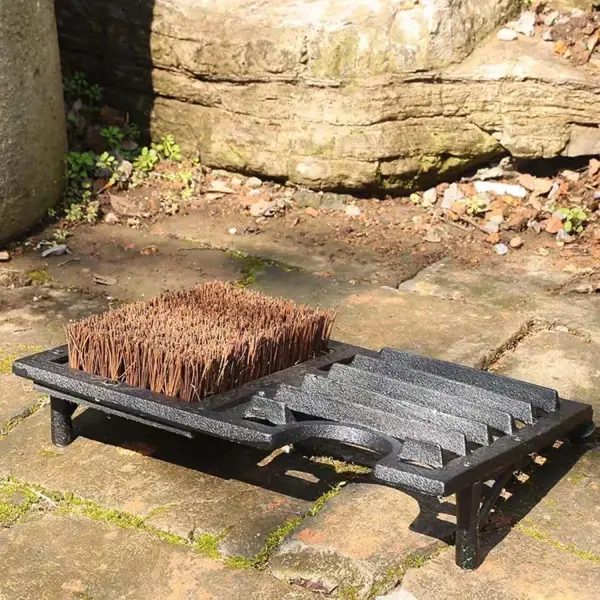 2Pcs Heavy-Duty Boot Scrubber Brushes - Outdoor Shoe Scraper Tool, 33 x 22 cm Kit for Effective Mud & Dirt Removal - Ideal for Indoor & Outdoor Use in Homes & Offices