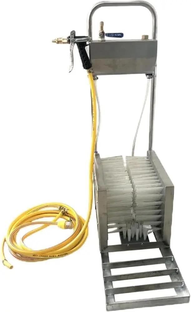 360° Stainless Steel Boot Scrubber, Farm Footwear Mud Cleaner