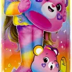 Barbie Cutie Reveal Care Bears Doll & Accessories, Series 2 Togetherness Bear with 10 Surprises Including Color Change & Mini Bear