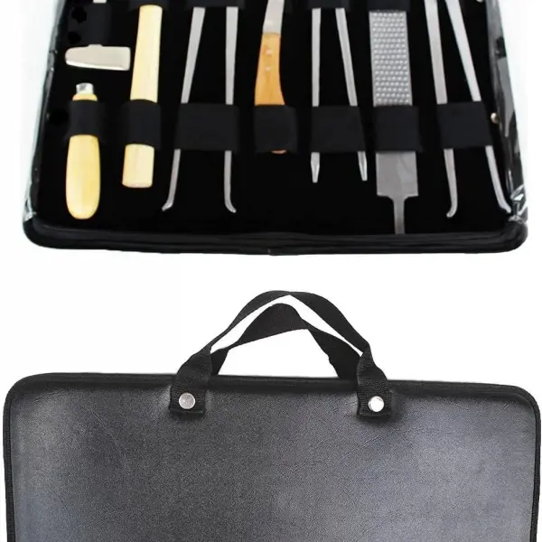 8 Piece Horse Equine Farrier Hoof Grooming Shoe Care Tool Kit w/Carry Bag